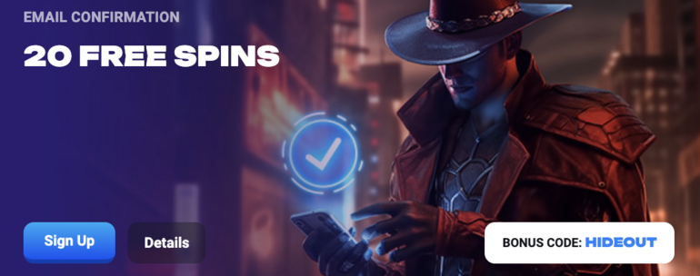 LuckyHunter Casino 20 FREE SPINS