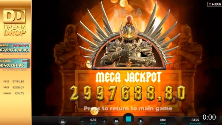 Mega jackpot win at N1 Casino