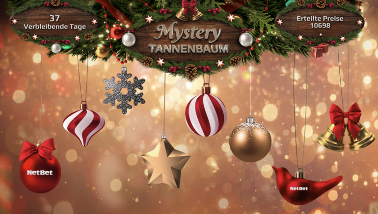 Oh Tannenbaum, oh Tannenbaum: Weihnachtliche Gewinnaktion im NetBet Casino